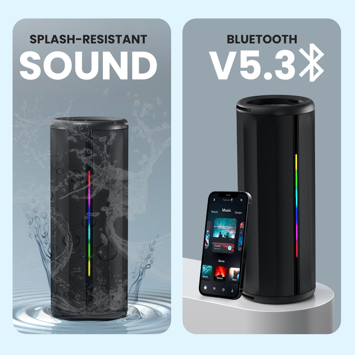 Portronics Nova 40W Portable Bluetooth Speaker With Dual Passive