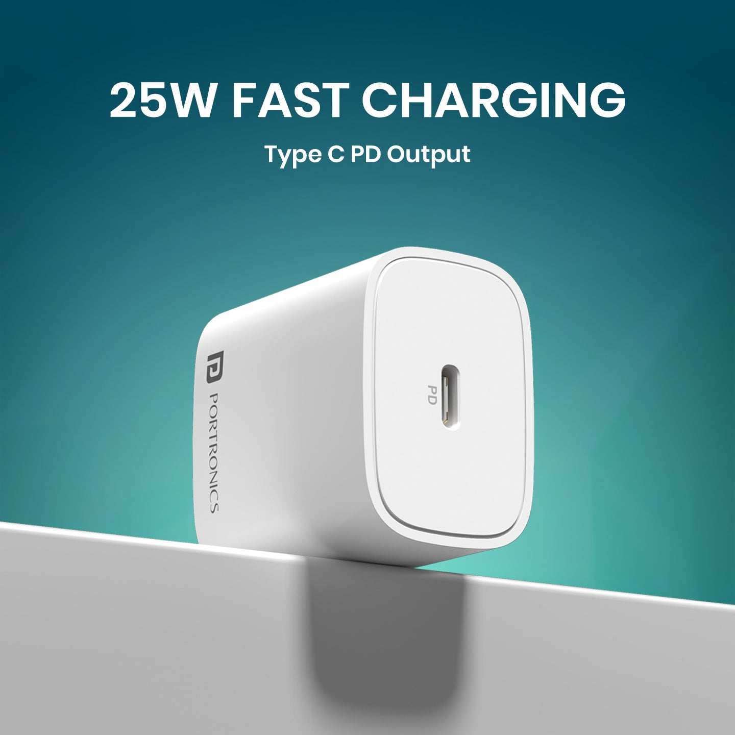 Adapto Code Shop Portronics Adapto 25 Plus 25w Power Adapter for Phone