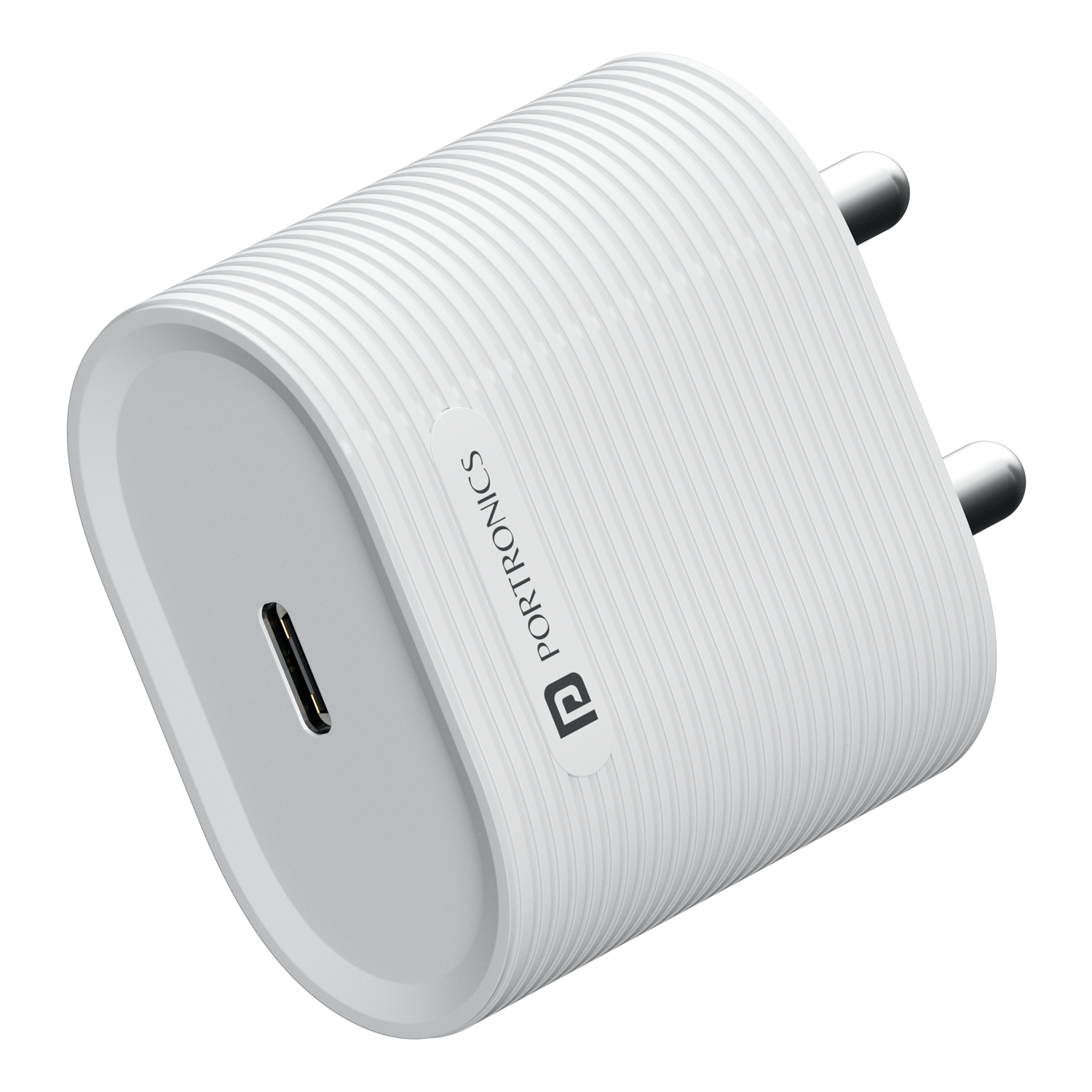 Adapto 35G Type C charger with 35W fast charging, GaN technology, and Power Delivery for efficient charging of phones, laptops, and tablets.