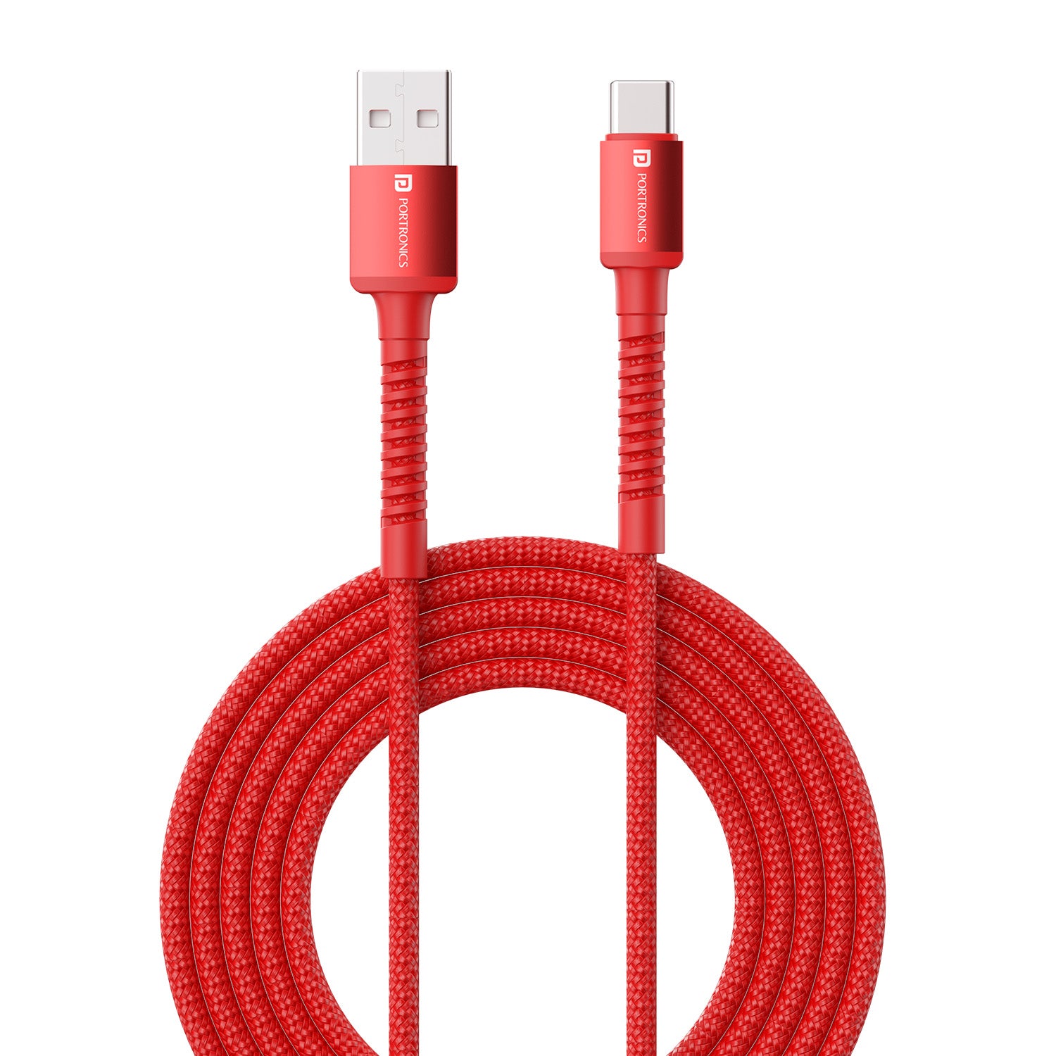 Konnect X - A to C Cable Nylon Braided 1M 6A — Portronics