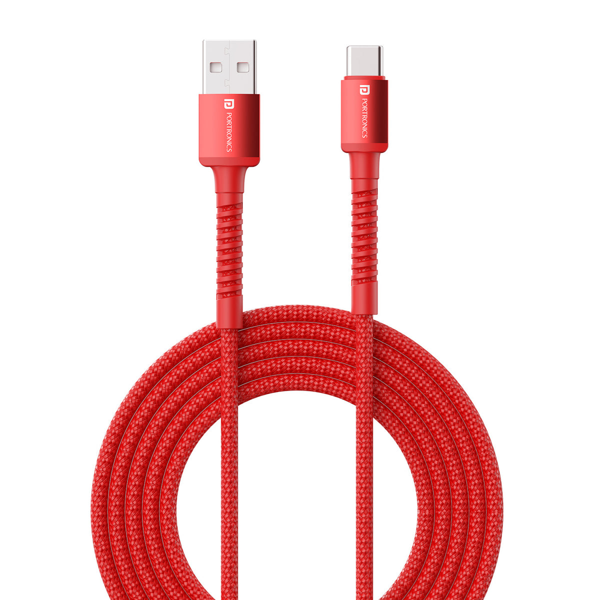 Konnect X - A to C Cable Nylon Braided 2M 6A — Portronics