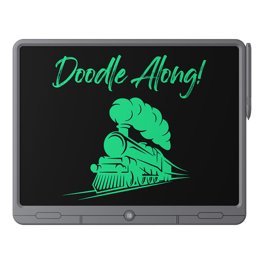 grey Portronics Ruffpad 21 21-inch re-writeable LCD Writing pad