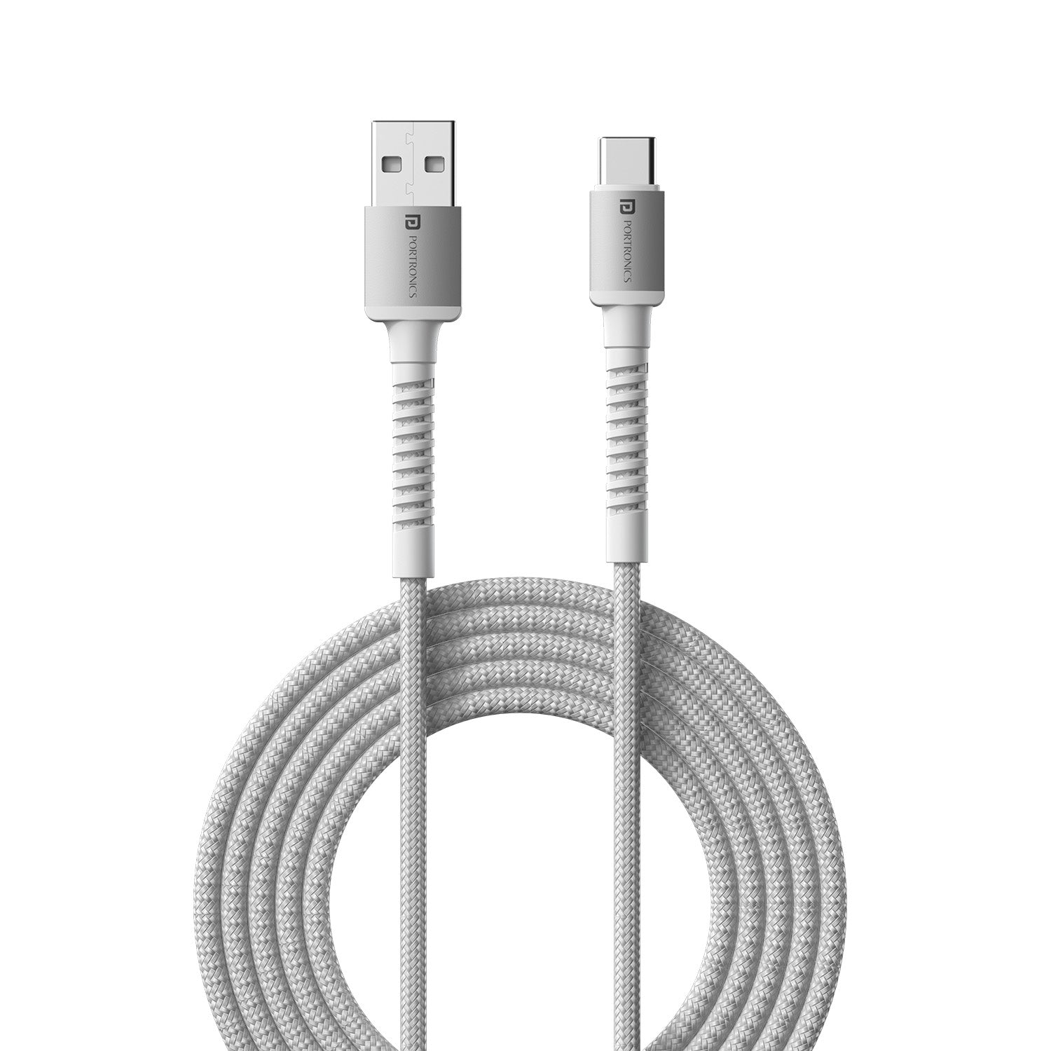 Konnect X - A to C Cable Nylon Braided 1M 3A — Portronics