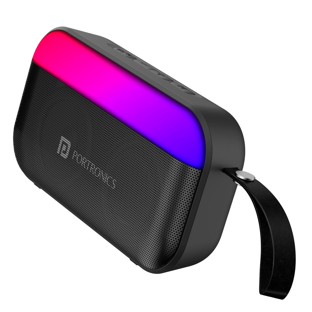 Buy Portronics Pulg 2-8W Portable Bluetooth Speaker With RBG
