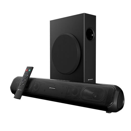 Portronics Pure Sound Pro X 80w wireless bluetooth soundbar. Black