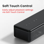 Portronics sound slick 8 powerful 80W wireless bluetooth soundbar with soft touch control button