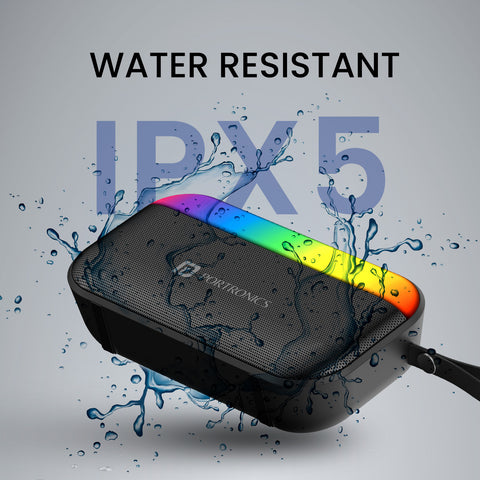 Buy Portronics Pulg 2-8W Portable Bluetooth Speaker With RBG