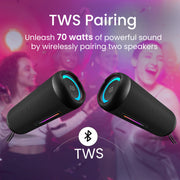 Portronics Breeze 6 portable Bluetooth speaker comes with TWS connectivity options to merge two speaker at time for louder music