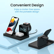 Portronics Bella 3-in-1 fast Wireless Charger stand come with convenient design