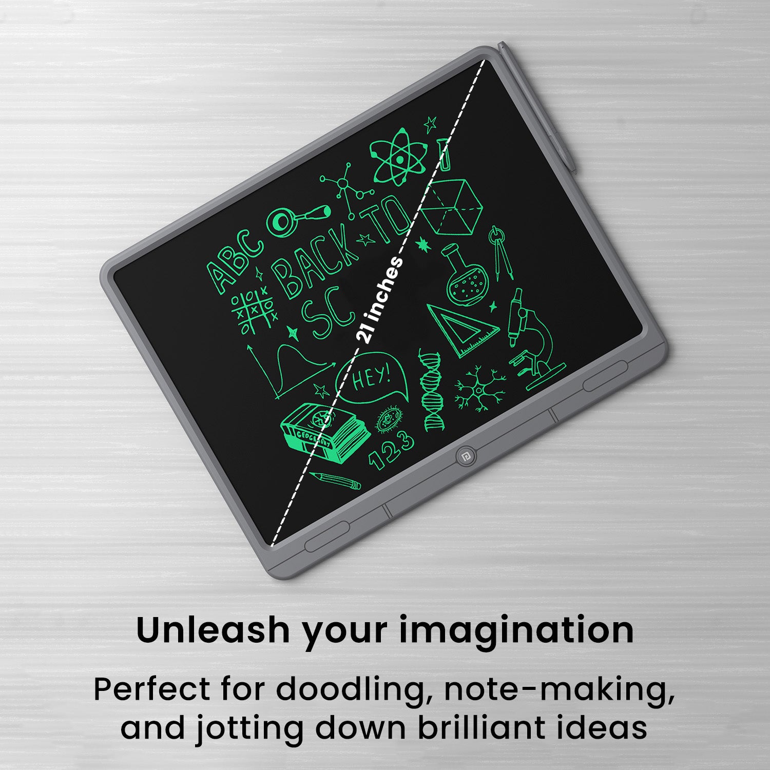Buy Portronics Ruffpad 21 LCD Writing Pad With Anti Glare Screen