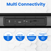 Portronics Pure Sound 106 sound bar for tv with 120W Wireless Bluetooth soundbar for easily setup