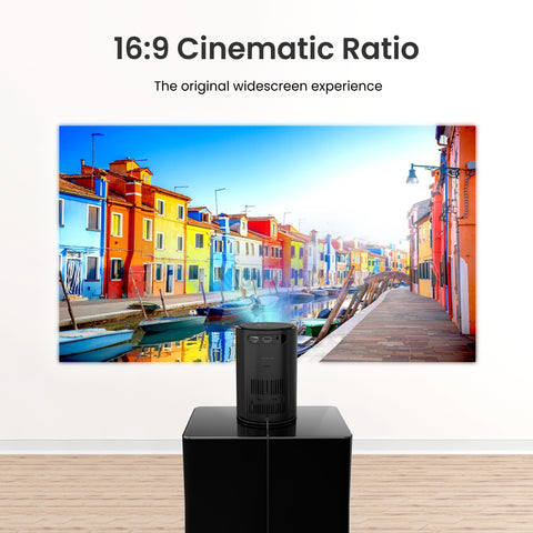 Portronics Beem 400 Portable Bluetooth Projector for home with 16:9 cinematic ratio