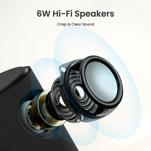 Portronics Beem 400 Portable Bluetooth Projector for Entertainment with 6W Hi-Fi speakers
