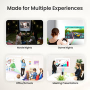 Portronics Beem 400 Portable Bluetooth wireless Projector for Entertainment