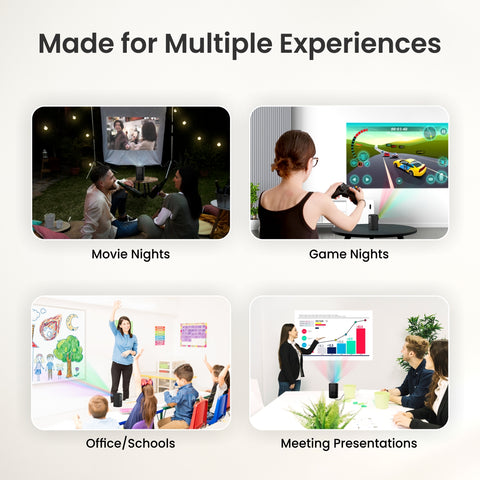 Buy Portronics Beem 410: Portable Projector  with multiple experience 
