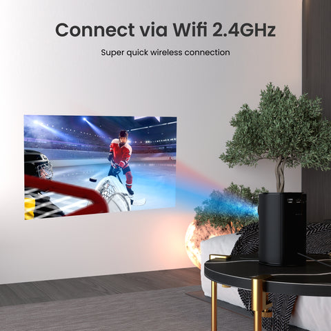 Buy Portronics Beem 410: Portable Projector for Immersive Experience connect with wifi 2.4GHz
