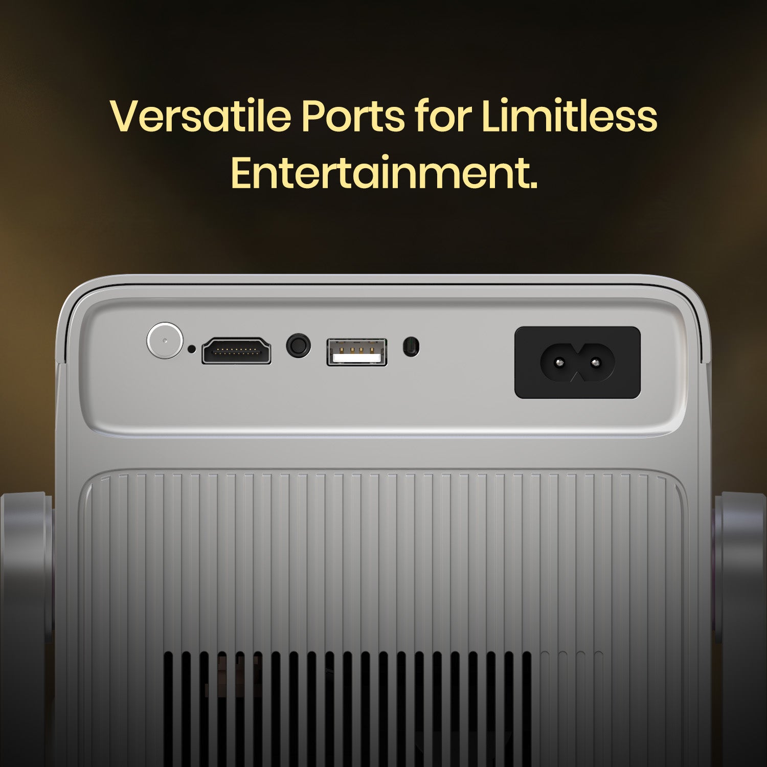 Beem 570 Smart Android LED Projector – Versatile HDMI and USB Ports for Limitless Home Entertainment Connectivity