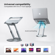 Portronics universal compatibility flexible laptop stand 