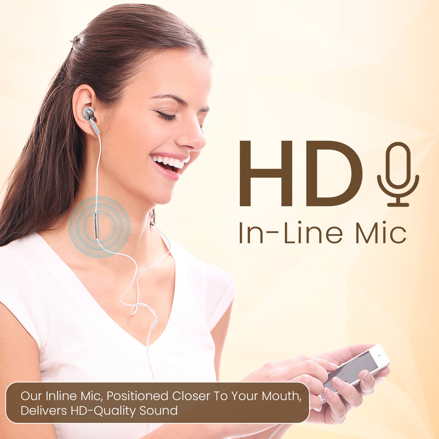 Conch Sigma Wired Earphone with Mic for Android & Laptop – Experience premium sound with Type C earphone with mic, designed for seamless connectivity and enhanced comfort for long listening sessions.