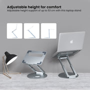 Height adjustable laptop stand from portronics