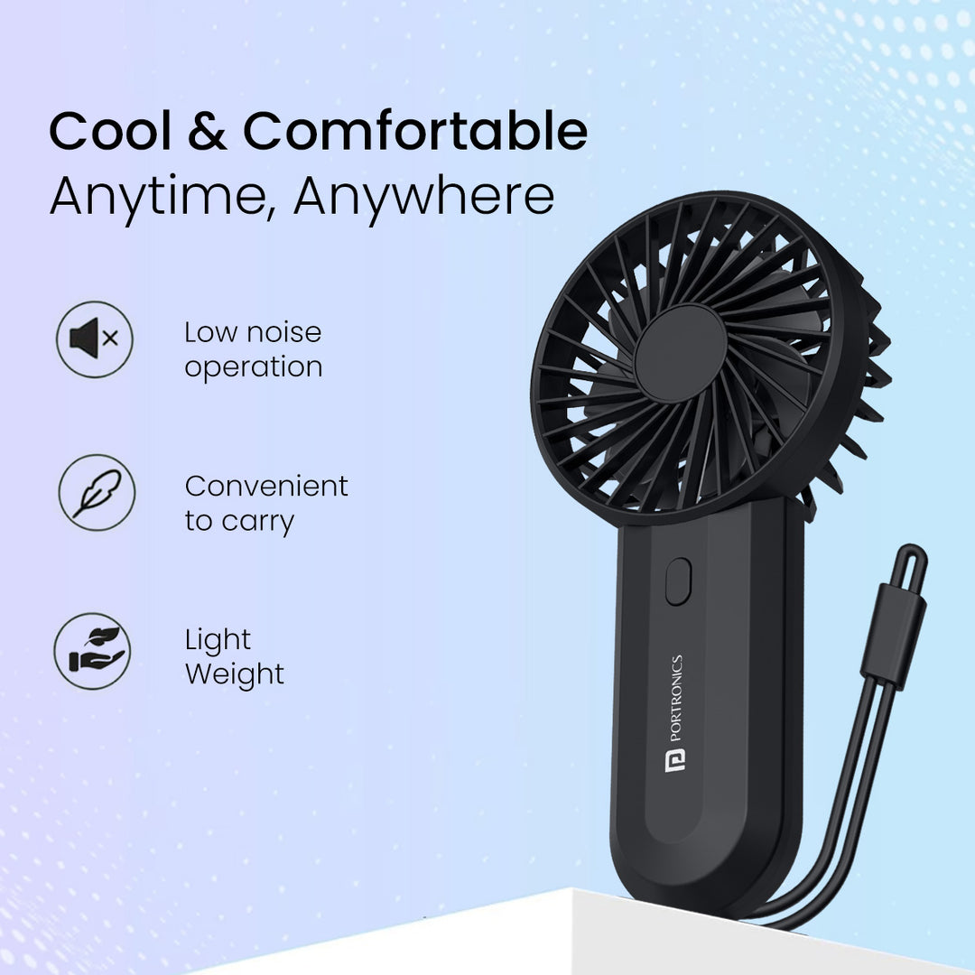 Shop Portronics Dual Breeze Portable Mini Fan and Stay Cool