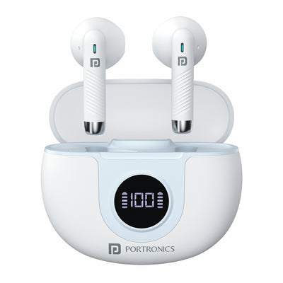Portronics Harmonics Twins S8 tws bluetooth noise cancelling earbuds