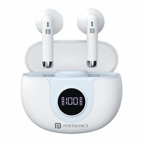 Portronics Harmonics Twins S8 tws bluetooth noise cancelling earbuds