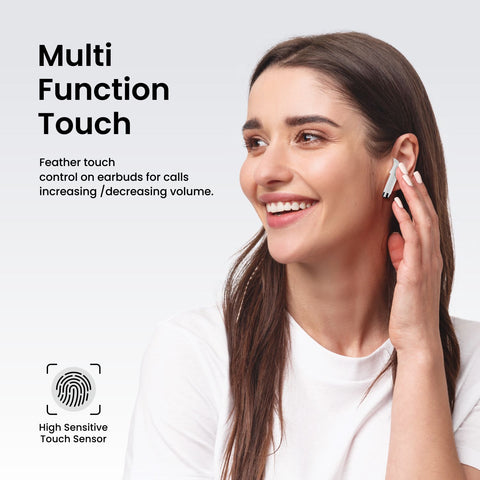 Portronics Harmonics Twins S8 Best tws bluetooth earbuds comes with multi touch function