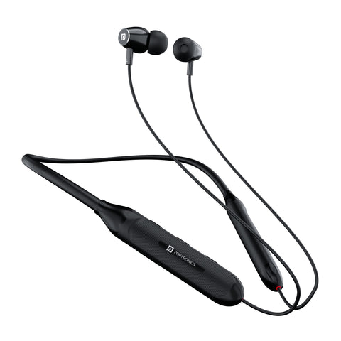 Portronics Harmonics Z7 wireless earphones neckband| bluetooth headphones neckband