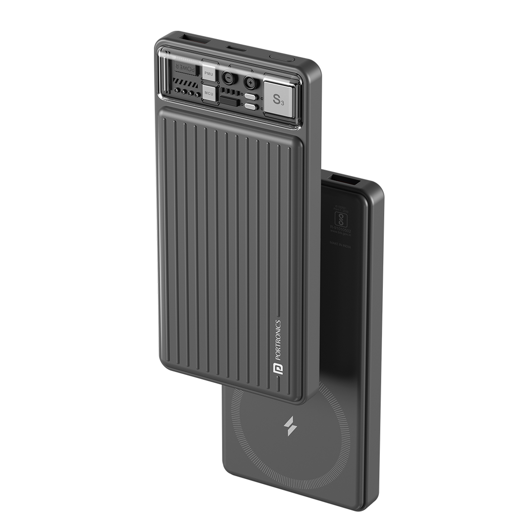 Portronics Luxcell Wireless 10k 10000mAh Magnetic Power Bank