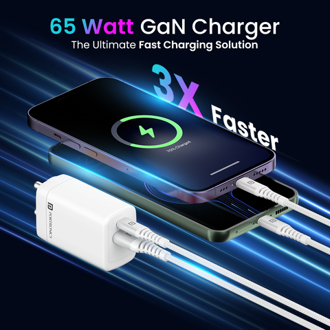 Portronics Adapto 65 Plus 65w fast wall charger