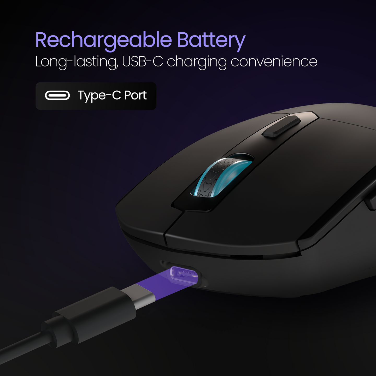 Patronics Mouse Portronics Toad One Rechargeable Wireless Mouse For Laptop
