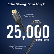 Portronics Konnect Stream 3M 4k Hdmi Cable with  25000 bend test