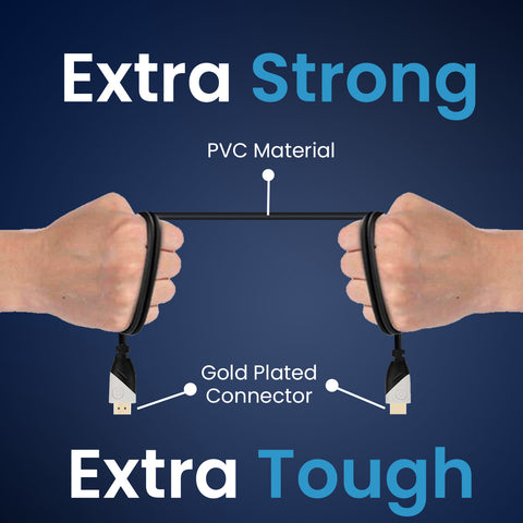 Portronics Konnect Sync- Extra strong HDMI to HDMI cable 