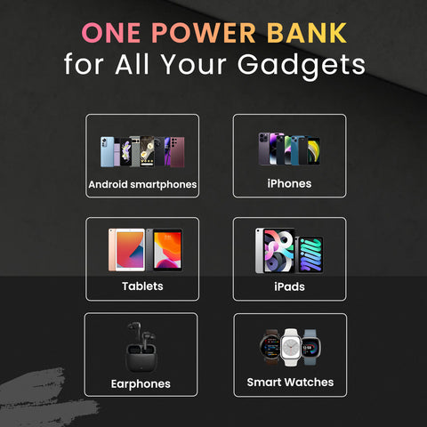 Portronics PowerPod 20K 20000mah power bank| pocket powerbank | dual charging power bank for all your smart gadgets