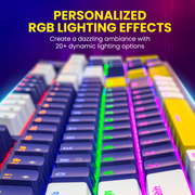 Portronics K2- Gaming wired mechanical Keyboard comes with 20+ dynamic rgb lighting options