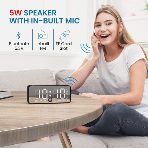 Buy Portronics pixel 4 wireless portable speaker comes with 5w speaker with inbuilt mic to make handsfree call