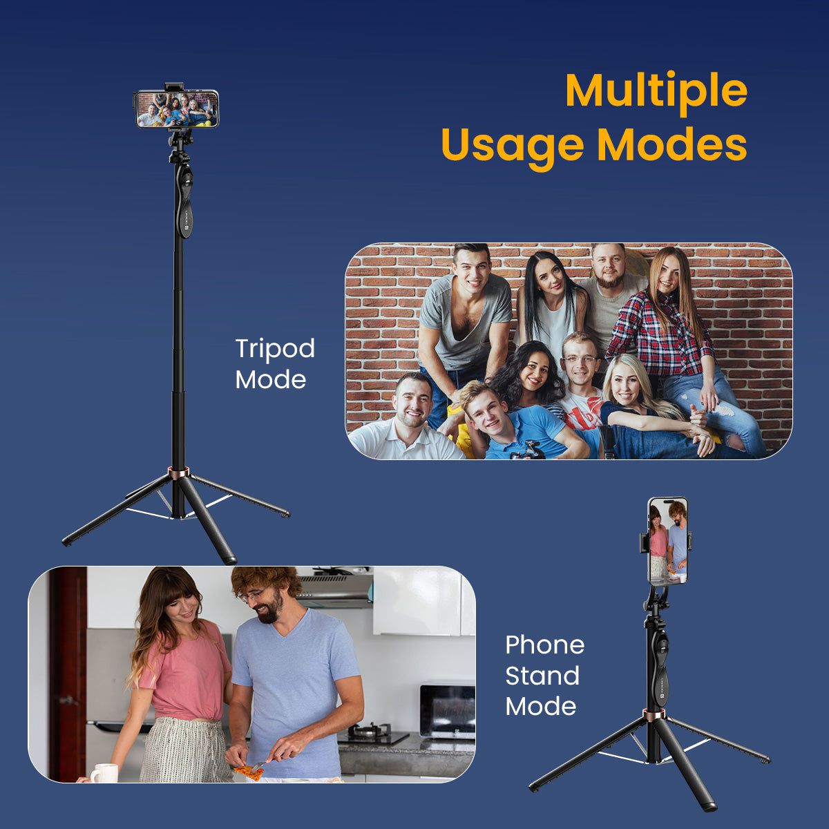 Selfie stick with Bluetooth remote and extendable aluminum rod – Lumistick Pro is the ideal selfie stick tripod for capturing flawless moments.
