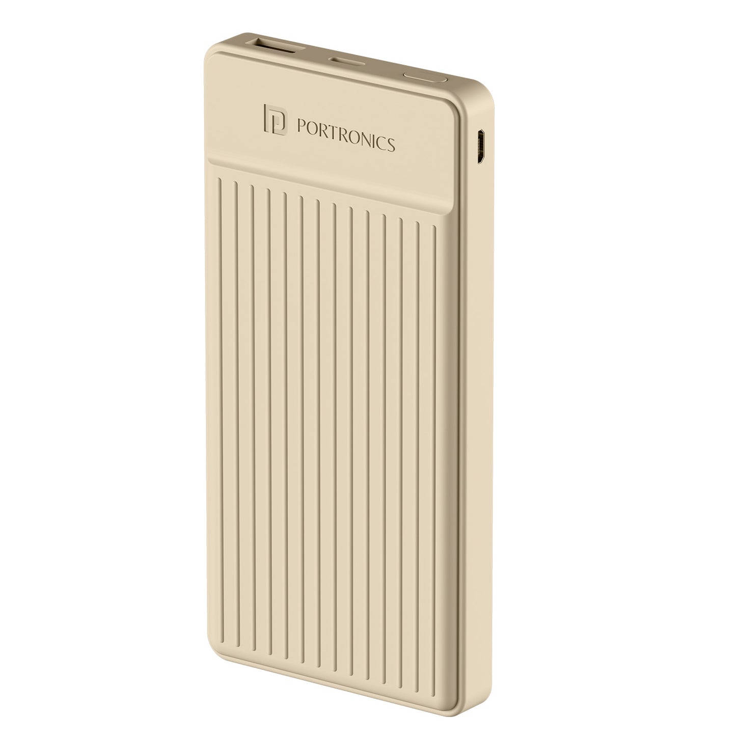 White Durable Pocket Power Bank with LED Indicator | Luxcell B12 with Micro & Type C input for everyday charging needs | power banks, Luxcell B12 with Micro & Type C input, Luxcell B, durable power bank, pocket power bank, best power bank, portronics power bank