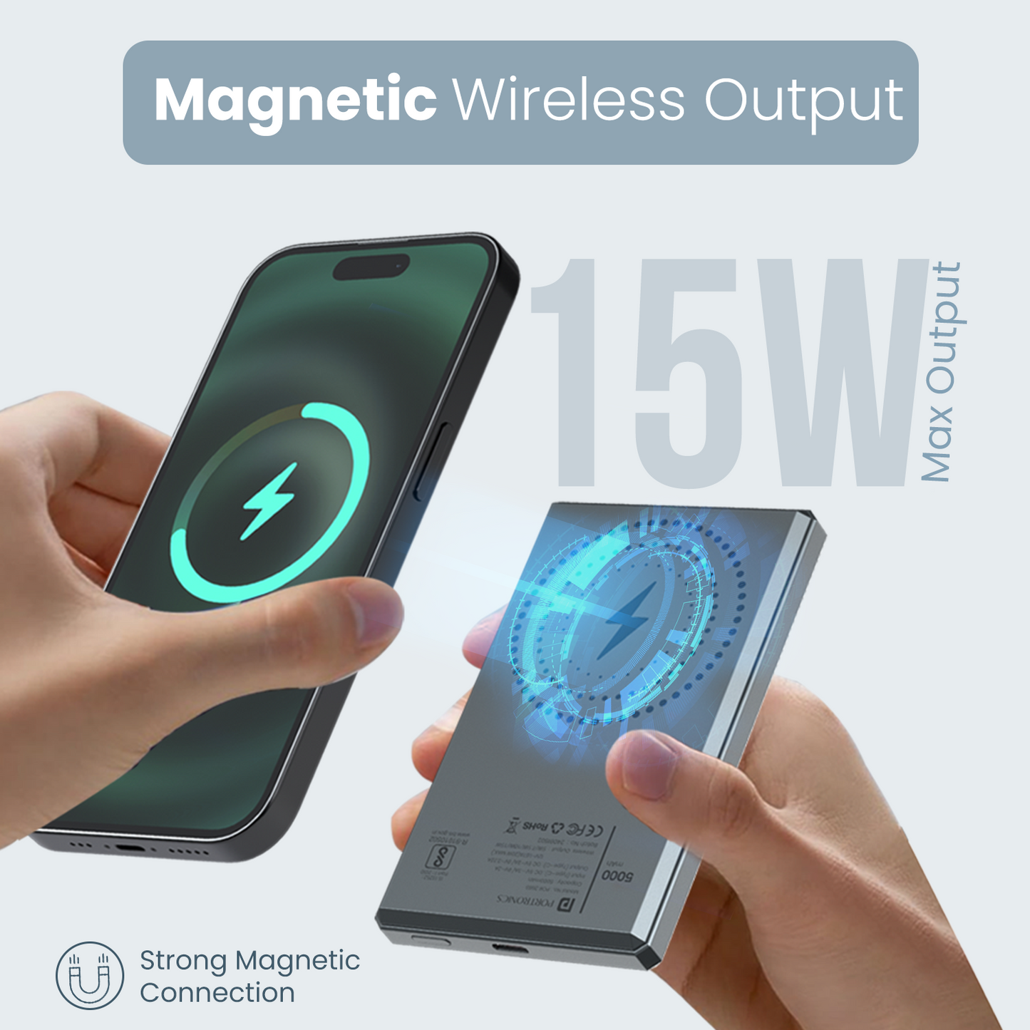 Wireless power bank for iPhone offering sweet 15W MagSafe charging—Luxcell Magclick 5K is the perfect blend of portability, power, and pie-like convenience