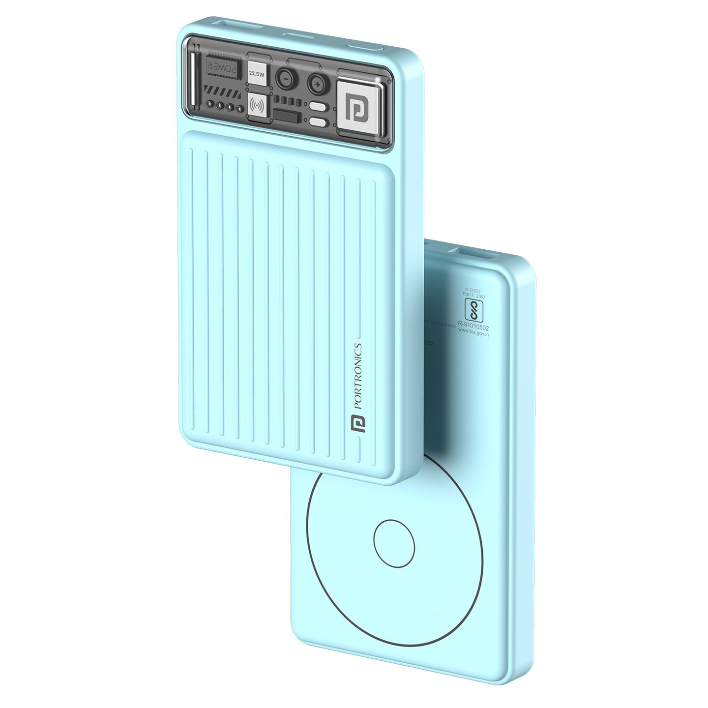 Portronics Luxcell Wireless Mini 10k 10000mAh 15W Magnetic Wireless Power bank - View 1