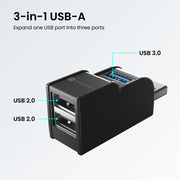 Mport 3A 3 in 1 USB