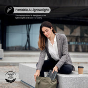 buy Portronics my hexa 5 portable and lightweight laptop stand for laptop 