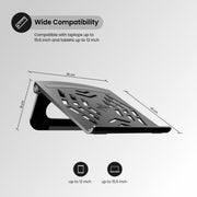 buy Portronics my hexa 5 portable and lightweight laptop stand for laptop with wide compatibility