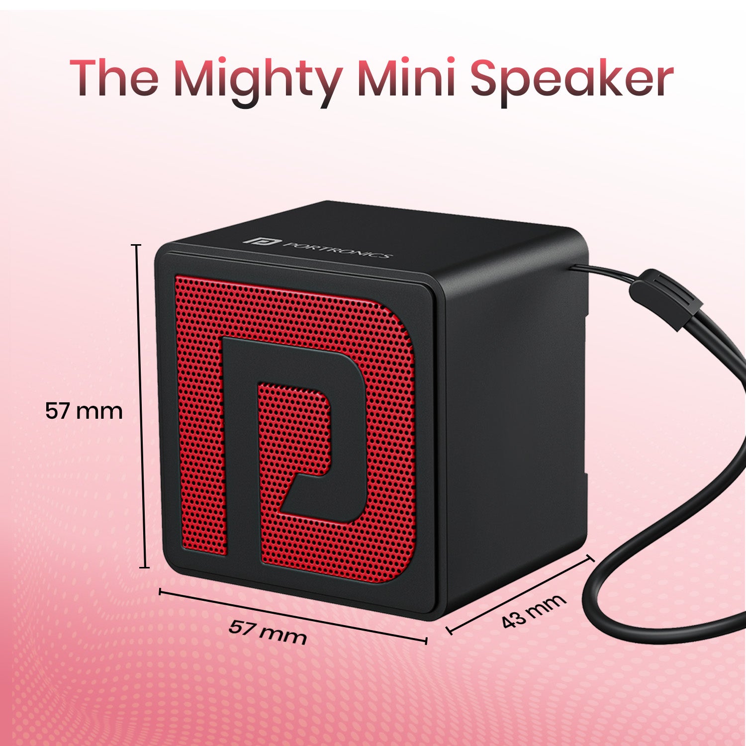 Black Nugget 3w best portable wireless buletooth speaker for pocket| best mini speaker in market by portronics
