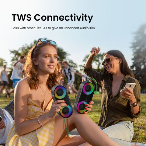 Portronics Pixel 3: 10W Portable bluetooth Speaker with TWS connectivity