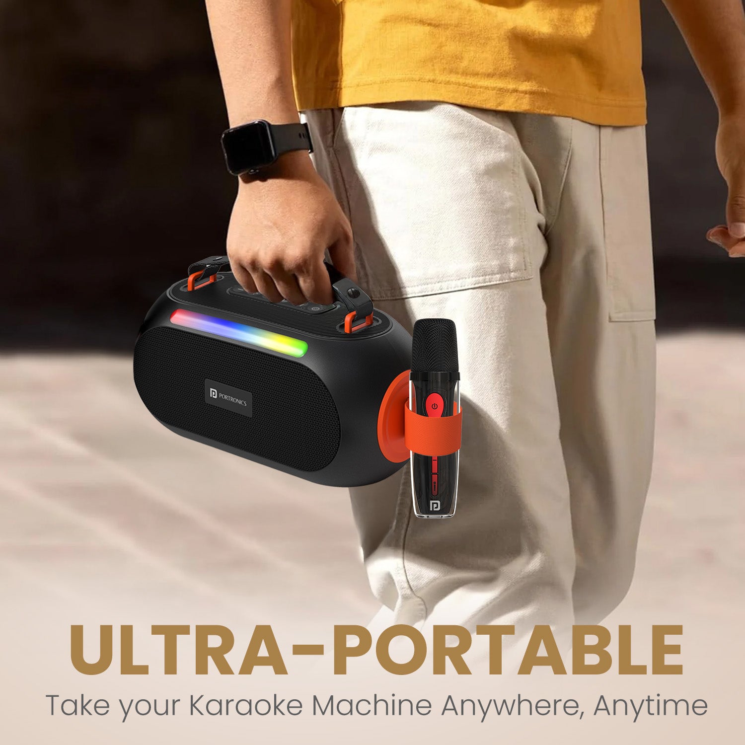 Portronics Apollo 20 25w hd portable Speaker | speaker with FM | rechargeable speaker | bluetooth speaker portronics