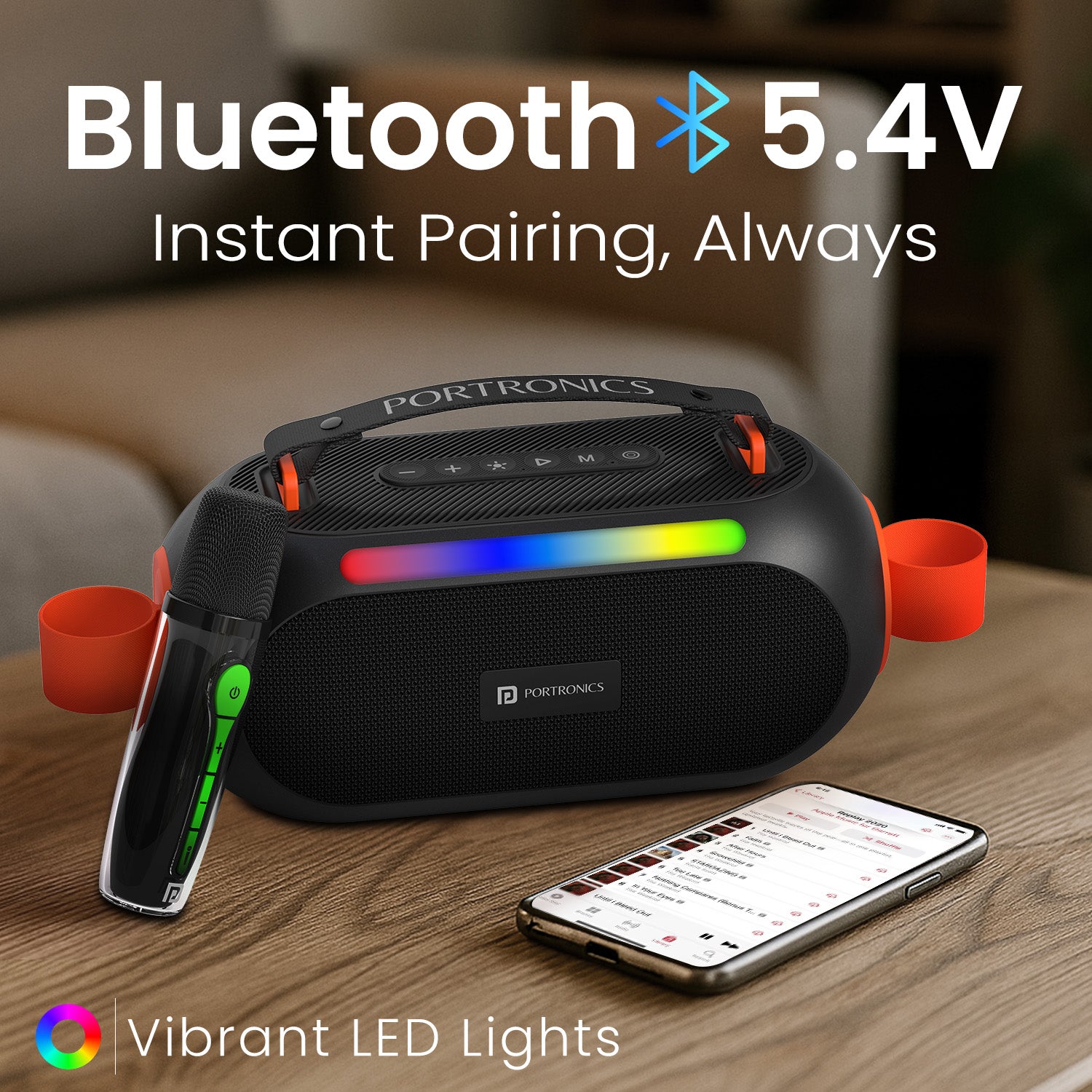 Portronics Apollo 20 Portable Speaker | portable speaker | durable speaker | bluetooth 5.4 speaker