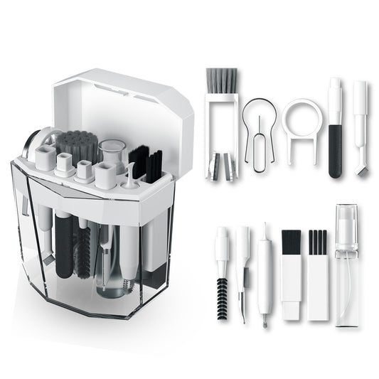 Portronics Clean One | Multi-Gadget Cleaner Kit for Daily Tech Hygiene | Complete Cleaning Kit with Earbud Cleaner, Keyboard Brushes, and Gadget Cleaner Spray for Phones, Cameras, and Laptop Surfaces