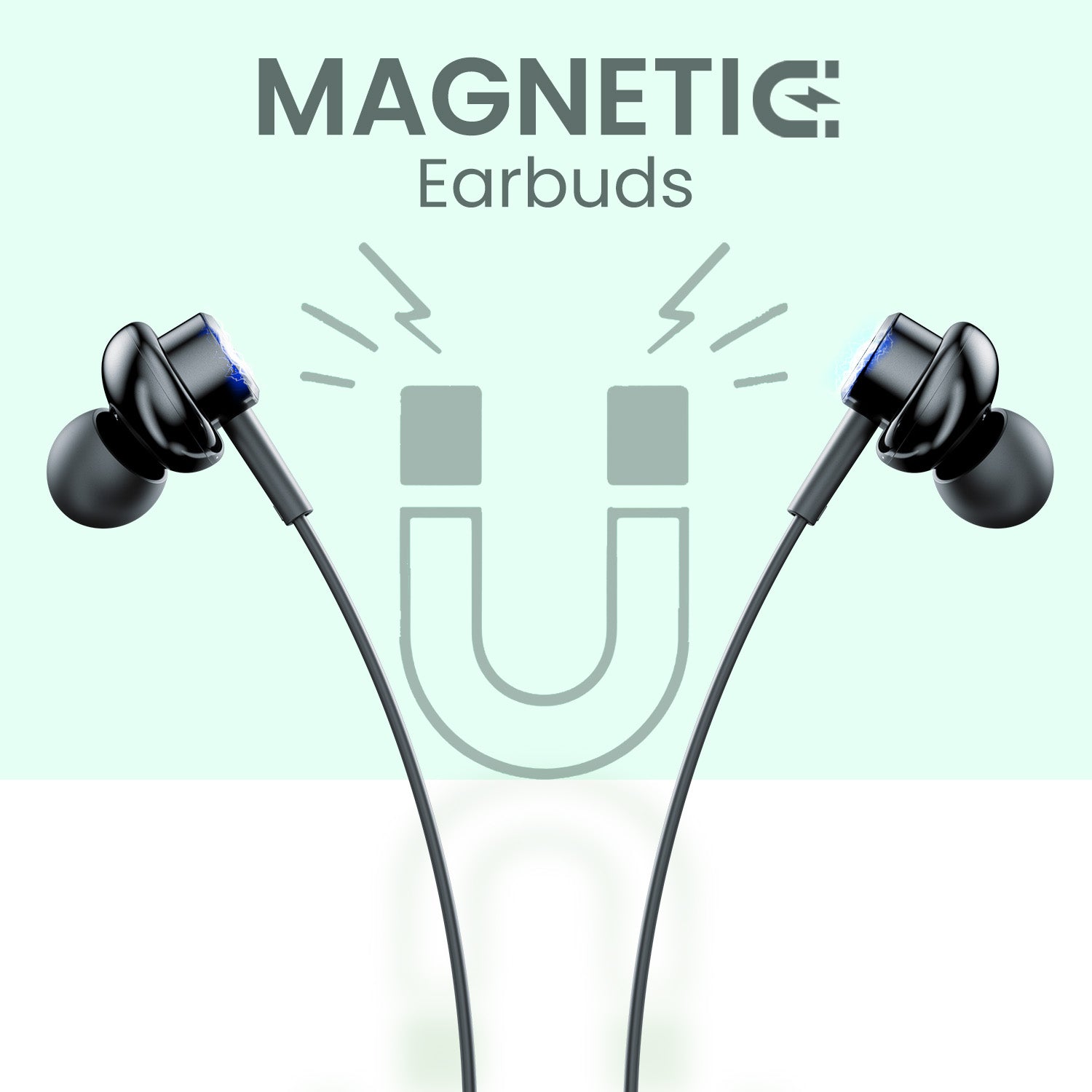 Portronics Conch Gamma C featuring magnetic earbuds and powerful bass for immersive audio| Best wired earphones under 500